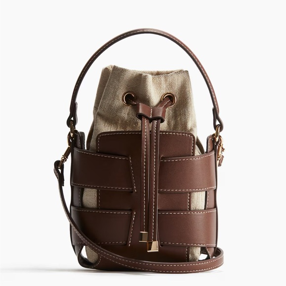 H&M Handbags - H&M Brown and Tan Crossbody Bag